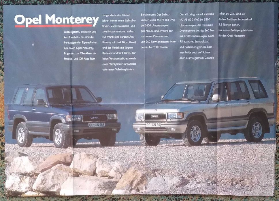 Plakat OPEL Monterey