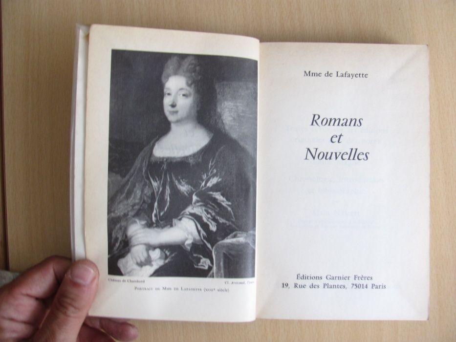 Romans et Nouvelles de Mme de Lafayette