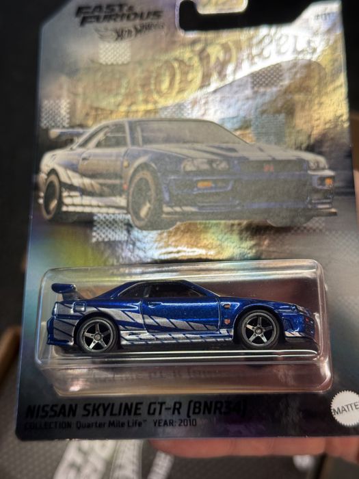 Hot Wheels Nissan Skyline GT-R R34 NFT Fast & Furious