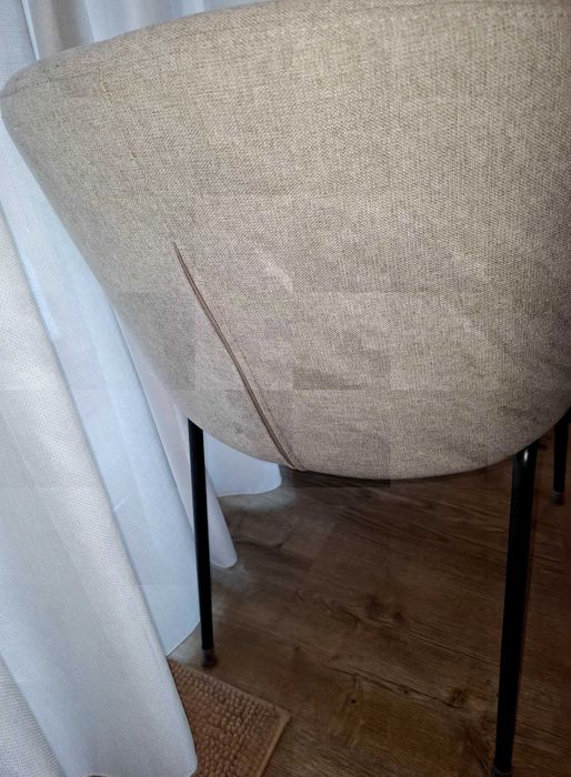 Conjunto de 2 Cadeiras de Sala de Jantar em tecido da Banak