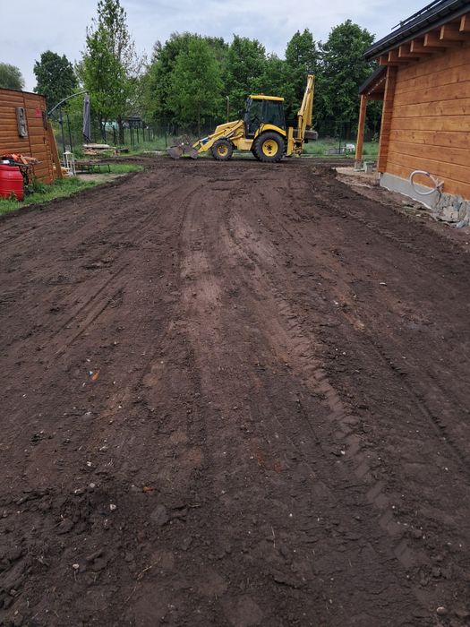 Usługi minikoparka,koparko-ładowarka