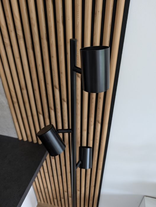 Lampa podłogowa IKEA NYMÅNE antracyt (3 reflektory) - jak nowa!