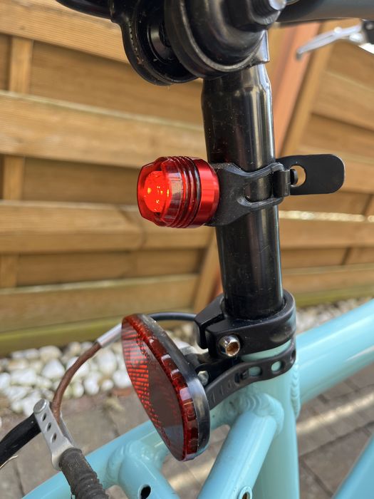 Rower Romet Jolene 20 turkusowy amortyzator przód