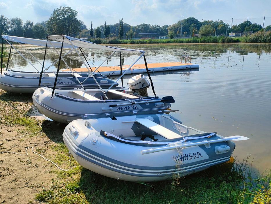 Ponton 220cm SZEROKI WZMOCNIONE DNO mały ale Super uniwersalny - 24kg