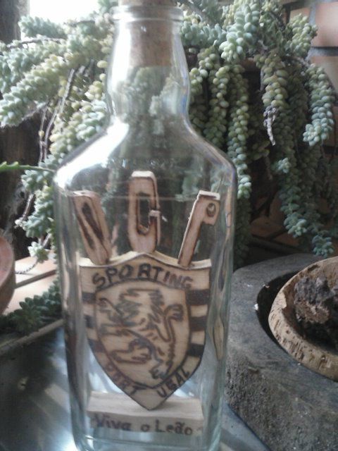 Artesanato - garrafas decorativas