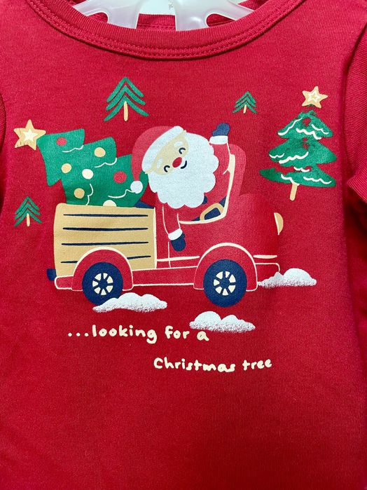 Новорічні боді для дитинки віком 3-6 місяці