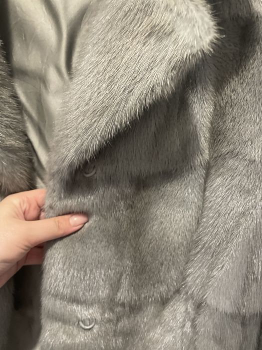 Норкова шуба голуба норка