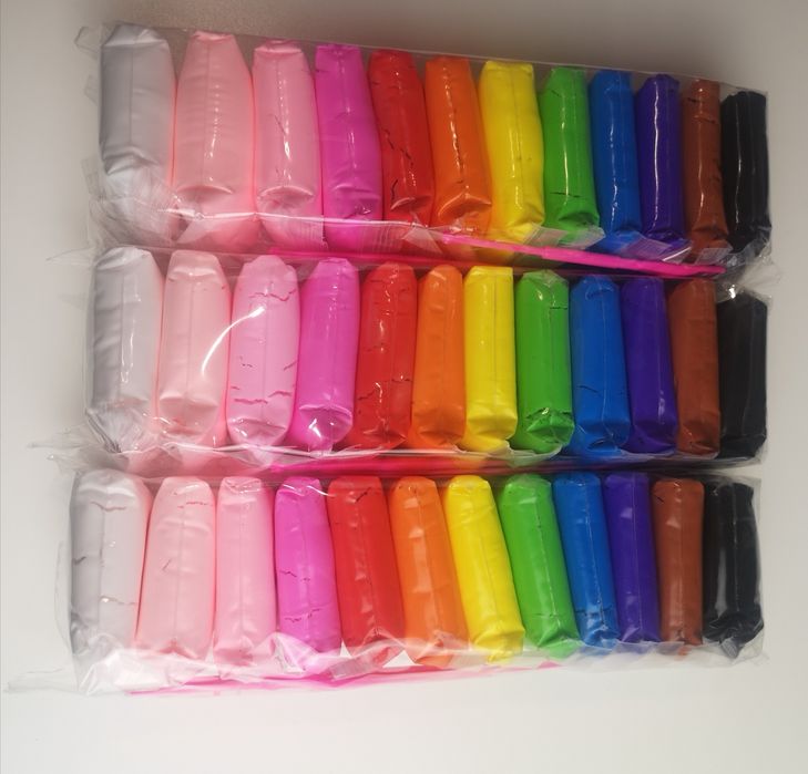 Magiczna piankolina 36sztuk Magiczna Masa plastelina ciastolina