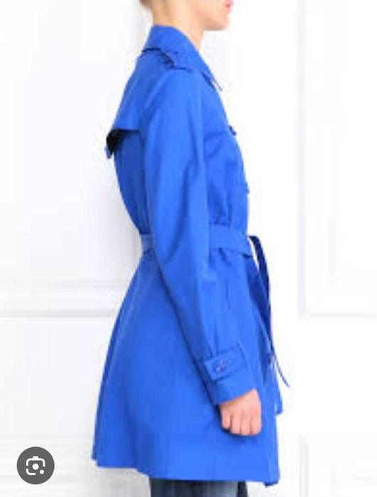 Стильный тренч синего цвета M&S