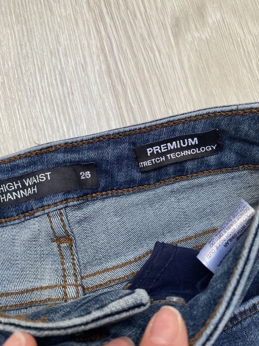 Spodnie jeansowe Cubus Hannah XS/XXS 26 skinny High Waist rurki