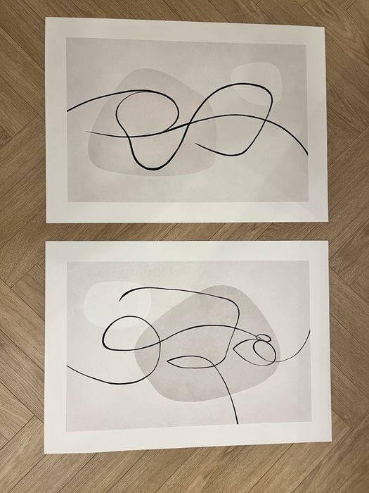 Artful lines plakaty 50x70 2 szt.