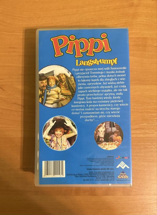 Pippi Langstrumpf - Powrót Pippi  - kaseta VHS