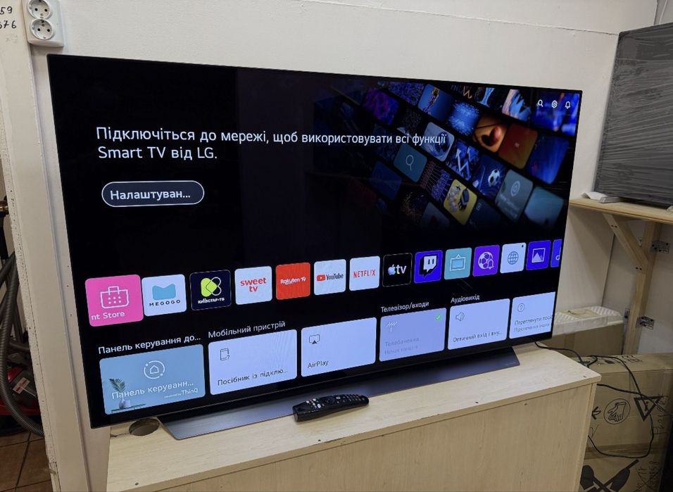 Телевізор 55 дюймів LG OLED55CX9LA 4K звук 40 вт 120Hz HDMI 2.1