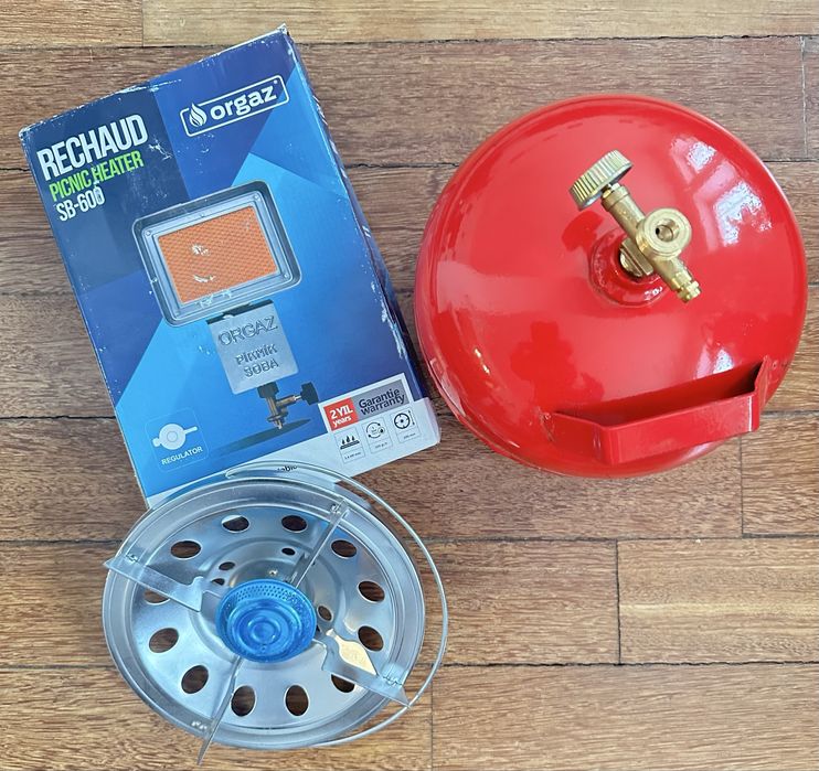 Газовий комплект 2-в-1: Балон + Горелка для готування + Обігрівач!