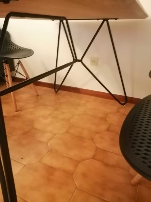 Mesa sala de jantar Sklum +4 cadeir