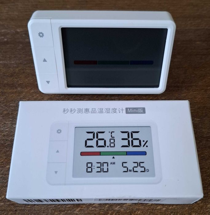 Термогігрометр Xiaomi (цифровий годинник, температура, вологість)