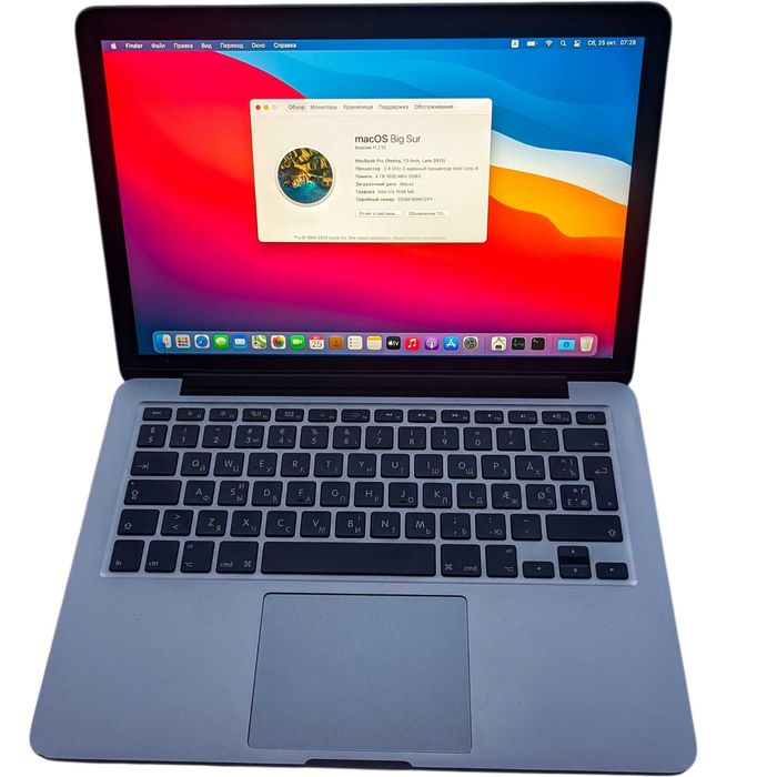 Ігровий Ноутбук Apple Macbook Pro 13" retina Новый Аккумулятор ультабук нетбук mac OS windows 11 батарея нова ссд ssd hp elitebook intel core i7