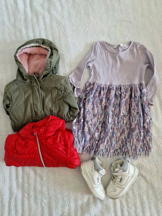 Zestaw dla dziewczynki 110 + buty 28