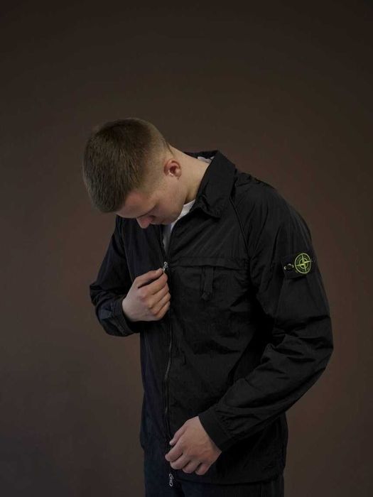 БЕЗ ПЕРЕДОПЛАТИ | STONE ISLAND NYLON овершот куртка стон айленд нейлон