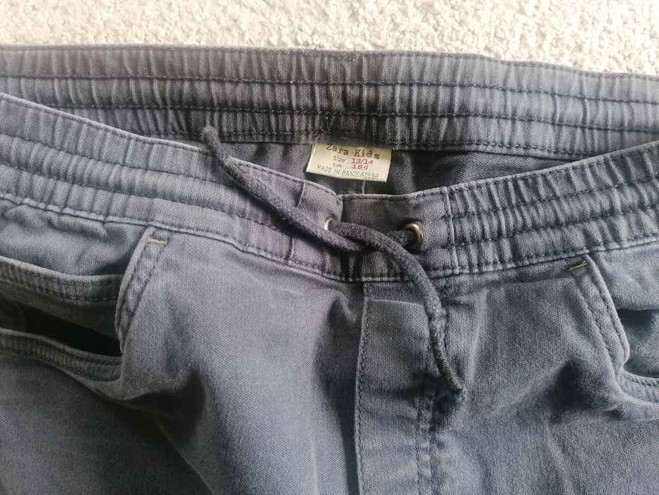 Spodnie dresy jeansowe 164 Zara kids