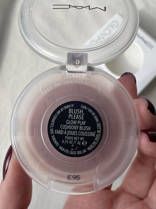 Румяна Mac Glow Play відтінок Blush Please