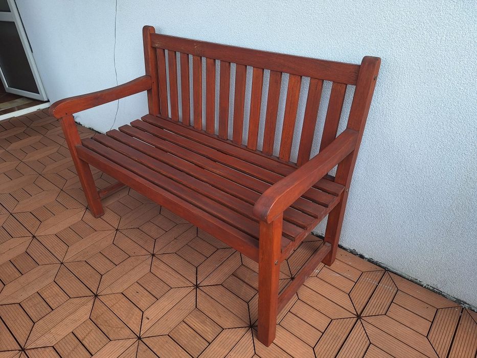 Zestaw mebli ogrodowych ławka krzesło stół ogrodowy