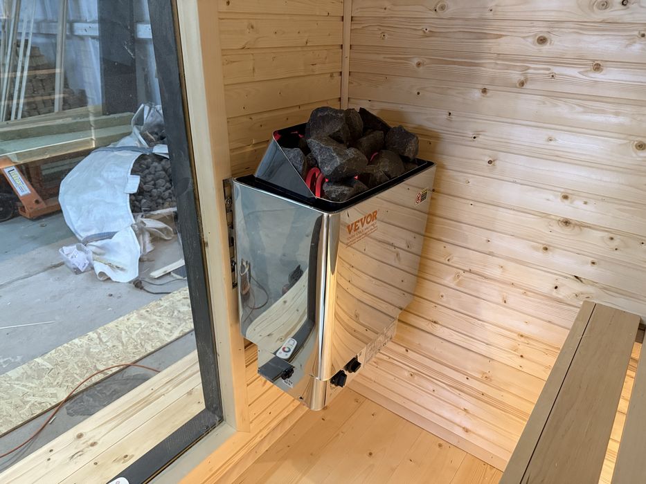 SAUNA zewnętrzna PREMIUM - 2.35x2.35m 9kw