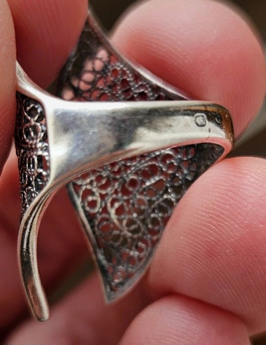 Anel Filigrana Portuguesa - prata 925