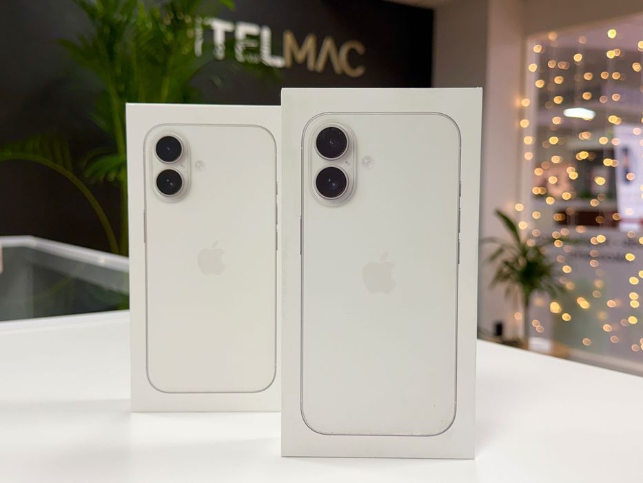 Apple iPhone 16 128GB 5G • White • 0 CYKLI • Gwarancja • Raty 0%