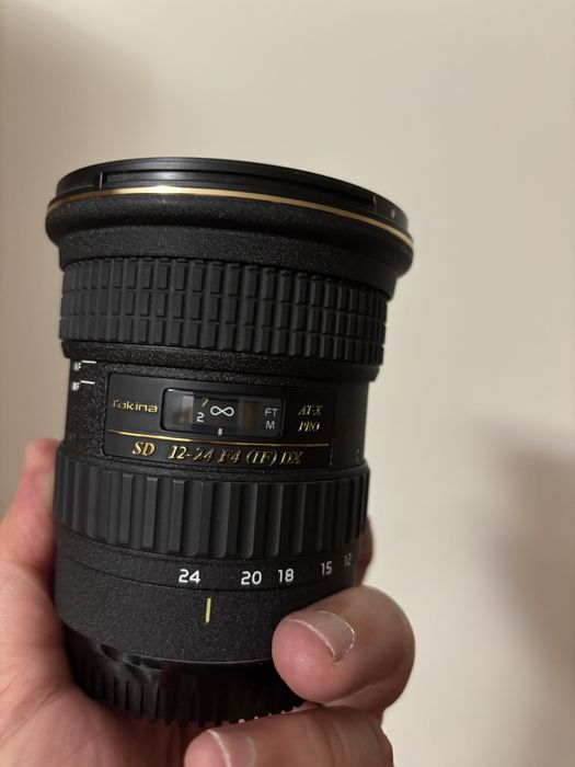 Lente Tokina 12-24 F4 para canon