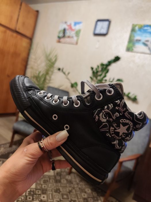 кеды converse кожа
