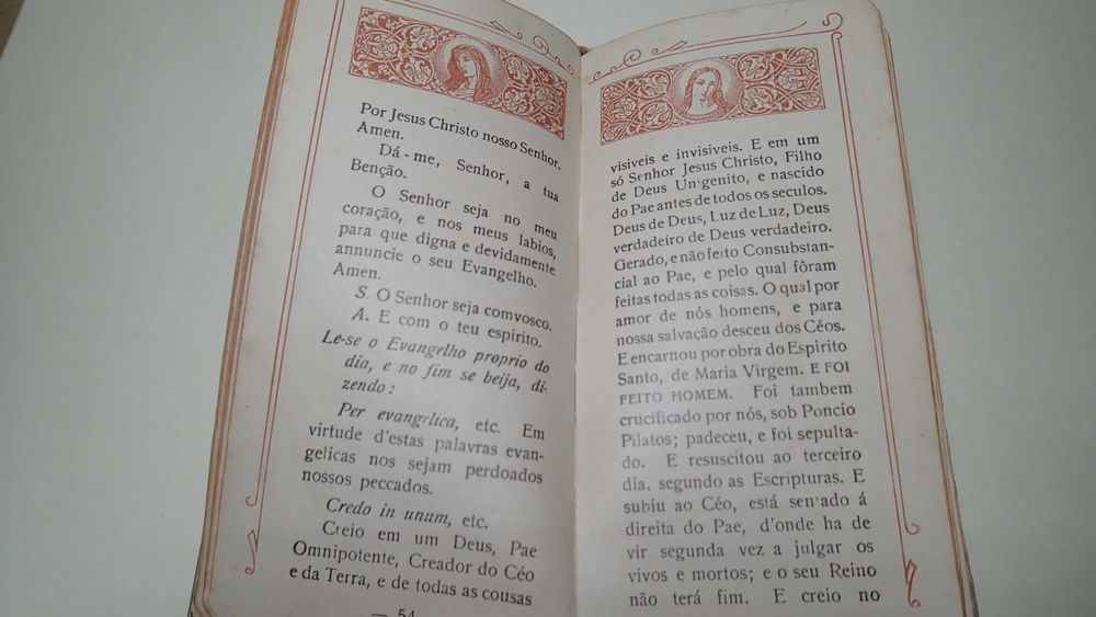 Pequeno livro antigo religioso "O Meu Guia"