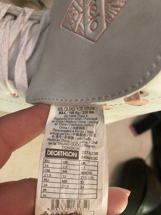 Wrotki figurowe Oxelo Quad 100