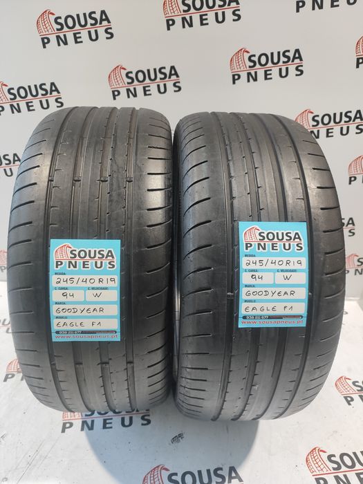 2.pneus semi novos 245-40R19 Goodyear - Oferta dos portes