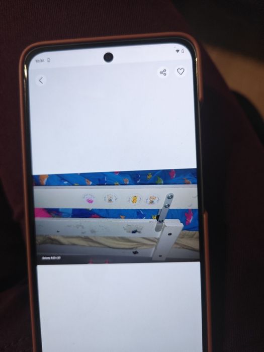 Łóżko w serce z barierka