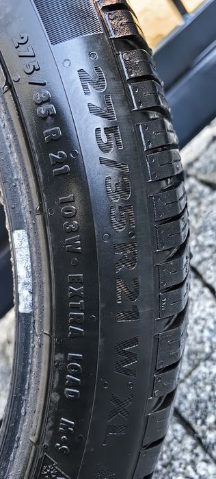 Opony Zimowe BMW X3 G01 21" Przód 245, Tył 275 Continental TS860