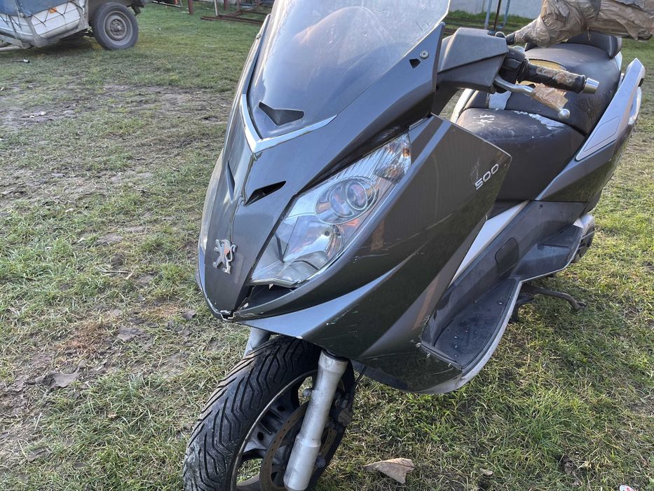 Peugeot Satelis 500 dużo części czasza osłony silnik linka wydech lagi