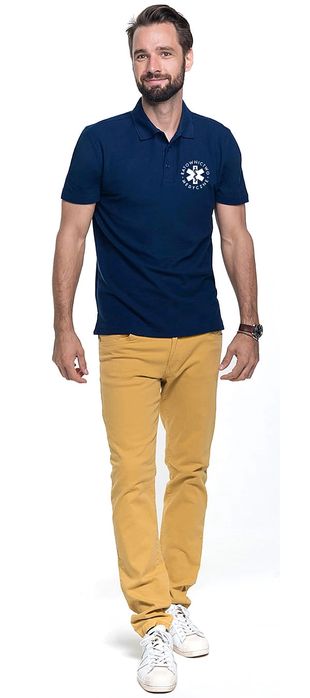 Koszulka Polo męska RATOWNICTWO MEDYCZNE granatowa (S)