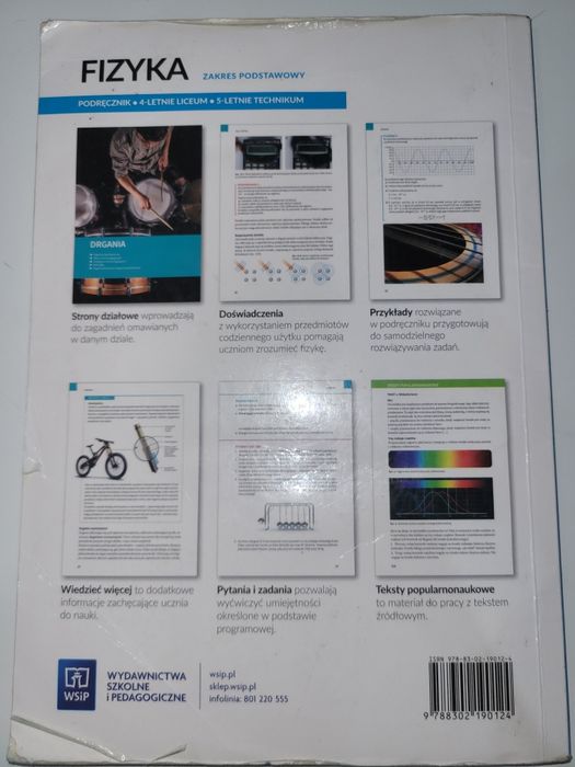 Fizyka klasa 2 WSiP. Liceum i Technikum zakres podstawowy