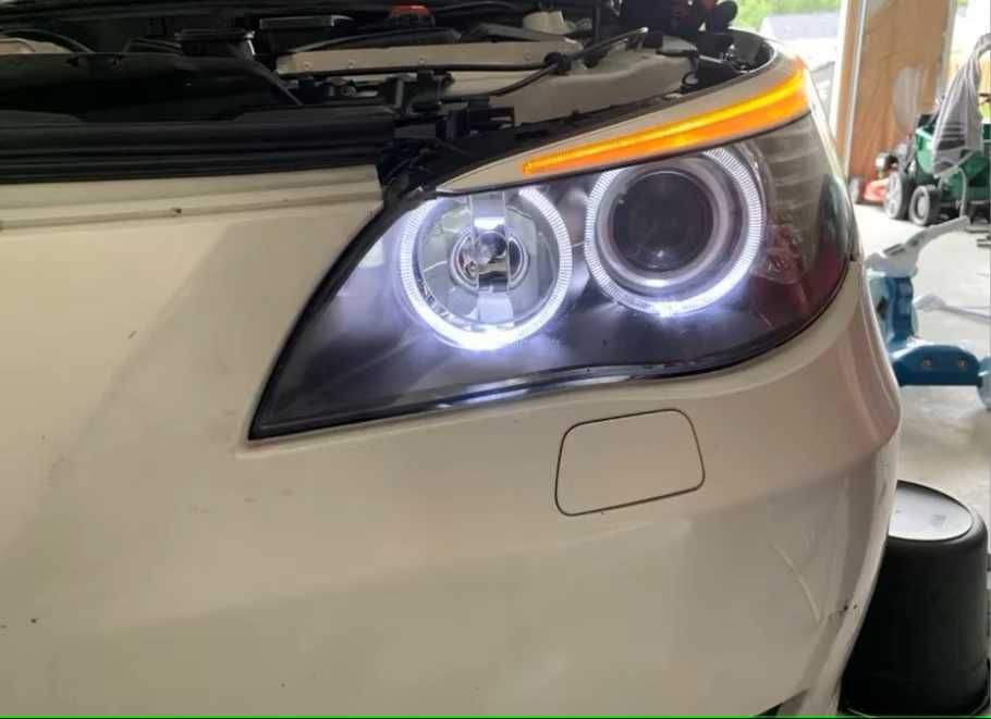 Kit 2 lampadas LED Angel Eyes BMW E60 E61 LCI 2007 a 2010 - 60w Novo