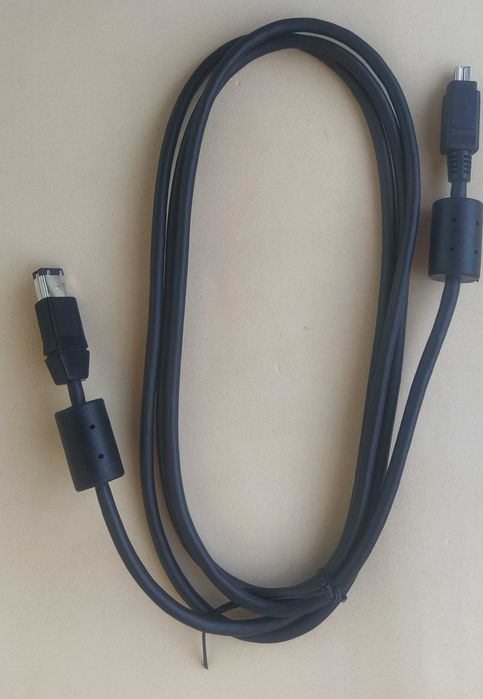 Cabo FireWire 400 (IEEE 1394) -conetor de 6 Pinos para 4 Pinos) com filtros - 1,8 m - Novo