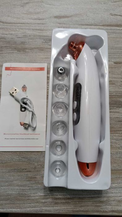 Вакуумный очиститель кожи с регулировкой мощности и Led дисплеем
