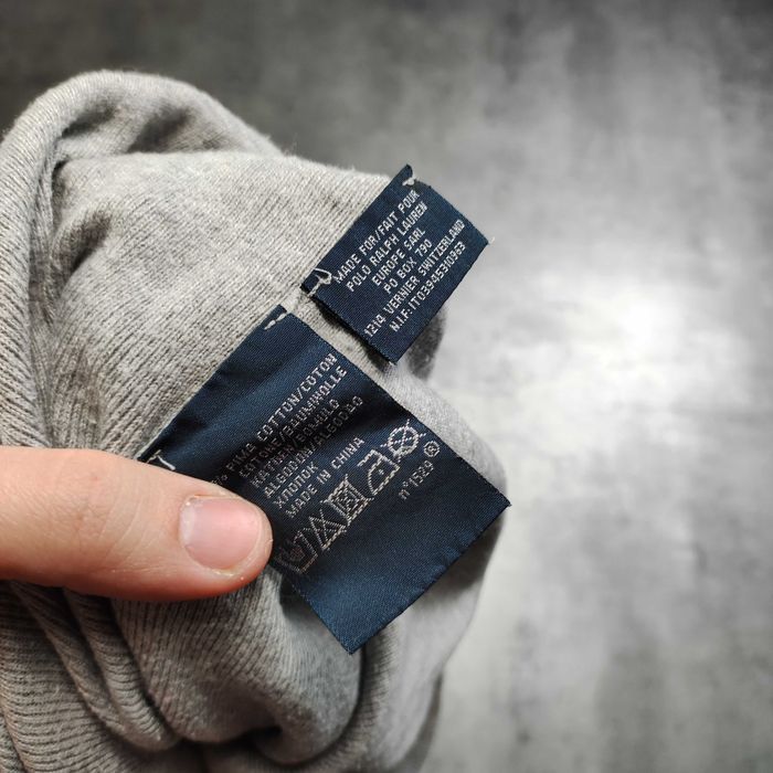 MĘSKI Sweter Elegancki PREMIUM Bawełna Małe Logo Haft Ralph Lauren