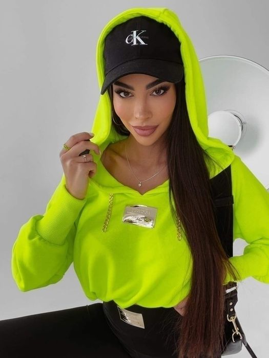 Bluza olavoga Marma M limonka