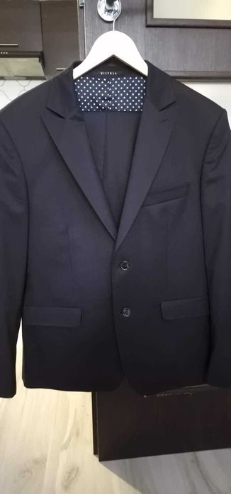 Garnitur męski slim fit czarny