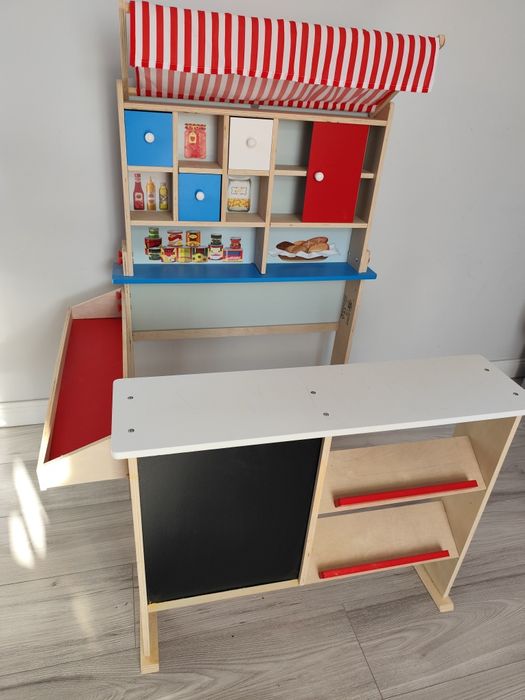 Sklep drewniany do zabawy dla dzieci