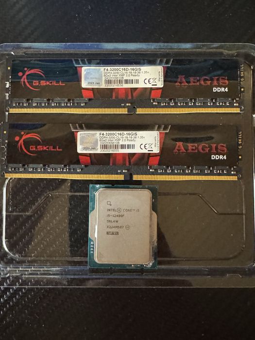 Processador Intel + Ram G.Skill usados64738700298370120