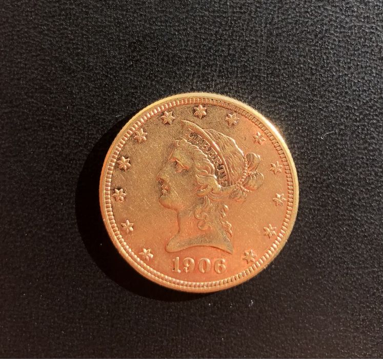 Moeda de ouro 10 dollars ouro (Liberty)