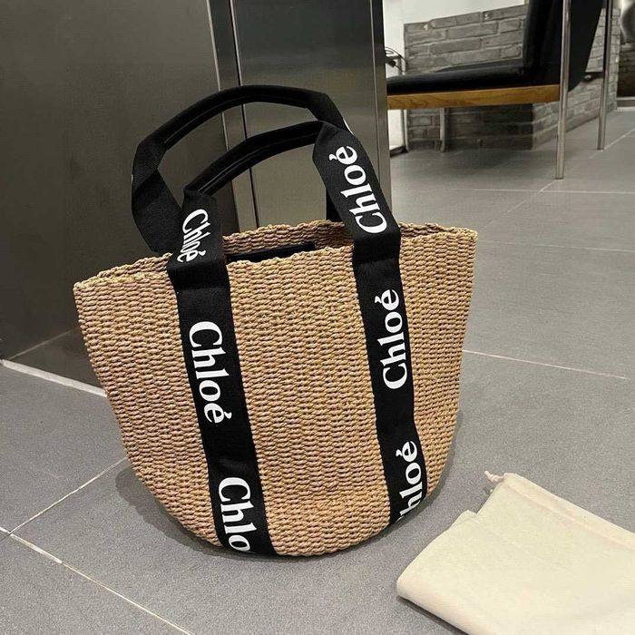 Chloe Koszyk Torebka plazowa damska torba, skora od reki