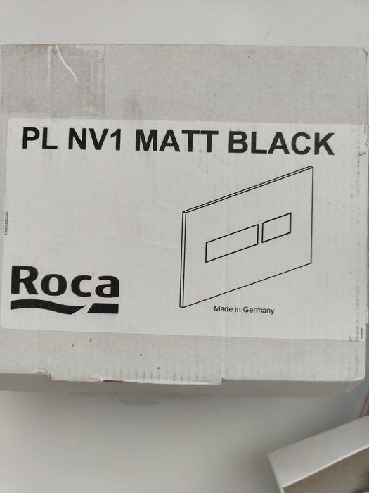 Przycisk spłukujący do stelaża roca duplo nova czarny mat nowy